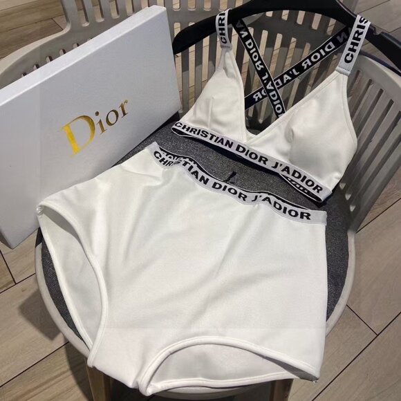 Dior Black and White Women's Bralette - Picture 1 of 4